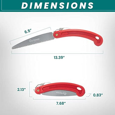 Gardeness Pruning Folding Saw, 160mm Small Hand Saw